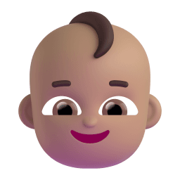 baby: medium skin tone appearance on Microsoft