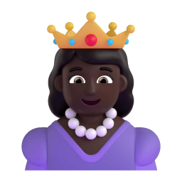 princess: dark skin tone appearance on Microsoft