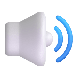 speaker high volume appearance on Microsoft