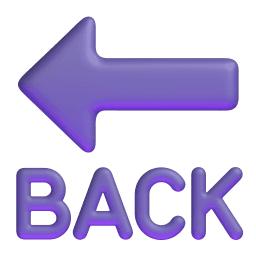 BACK arrow appearance on Microsoft