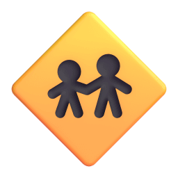 children crossing appearance on Microsoft