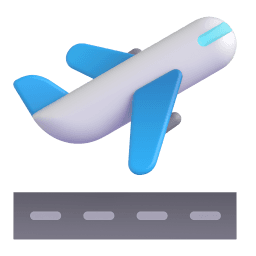 airplane departure appearance on Microsoft