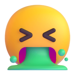 呕吐 在 Microsoft 平台的外观