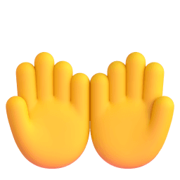 palms up together appearance on Microsoft