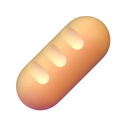 baguette bread appearance on Microsoft