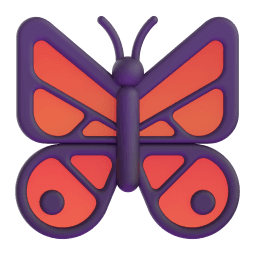 butterfly appearance on Microsoft
