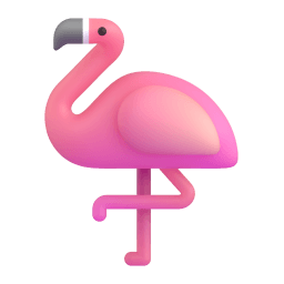 flamingo appearance on Microsoft