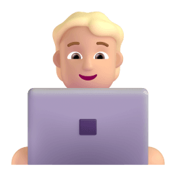 technologist: medium-light skin tone appearance on Microsoft