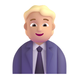 office worker: medium-light skin tone appearance on Microsoft