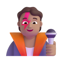 singer: medium skin tone appearance on Microsoft