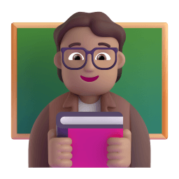 teacher: medium skin tone appearance on Microsoft