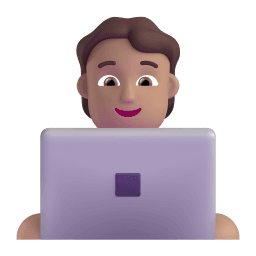 technologist: medium skin tone appearance on Microsoft