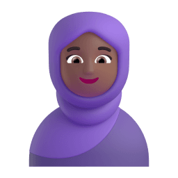 包頭巾的女子:褐皮膚 在 Microsoft 平台的外觀