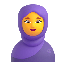 带头饰的女人 在 Microsoft 平台的外观