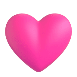 pink heart appearance on Microsoft
