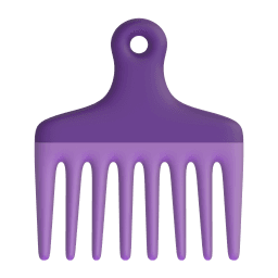 hair pick appearance on Microsoft