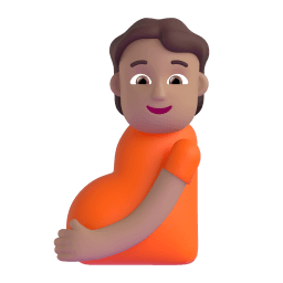pregnant person: medium skin tone appearance on Microsoft