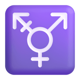 transgender sembolü ifadesinin Microsoft platformundaki görünümü
