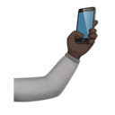 selfie: dark skin tone appearance on Apple
