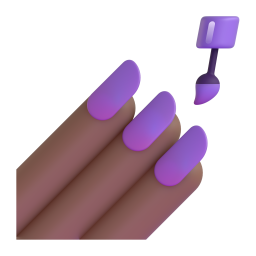 nail polish: medium-dark skin tone appearance on Microsoft