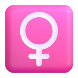 female sign appearance on Microsoft